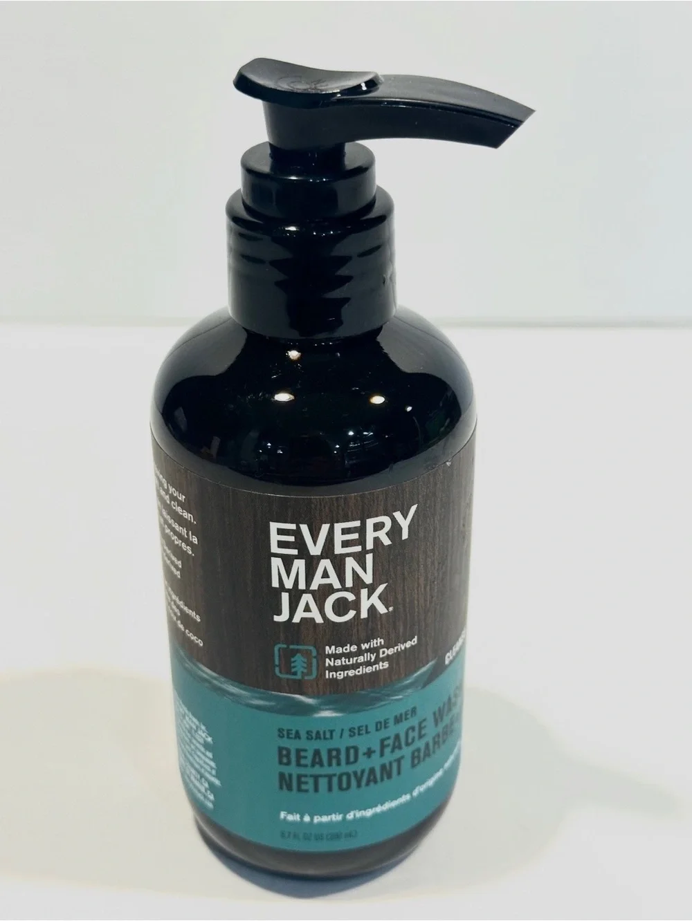 Every Man Jack Sea Salt Beard + Face Wash - Size 6.7fl oz.